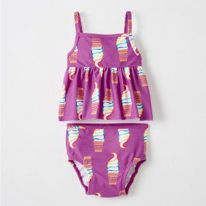 NWT Hanna Andersson ice cream tankini set (6-12m)